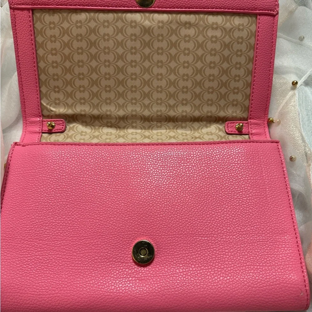 Pink Clutch with Toucan Design - Picture 3 of 4